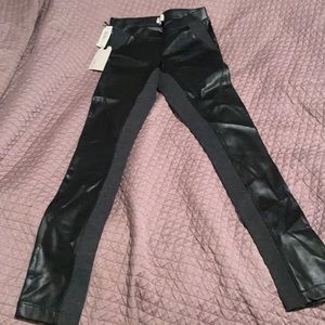 Aritzia Wilfred faux stitch leggings